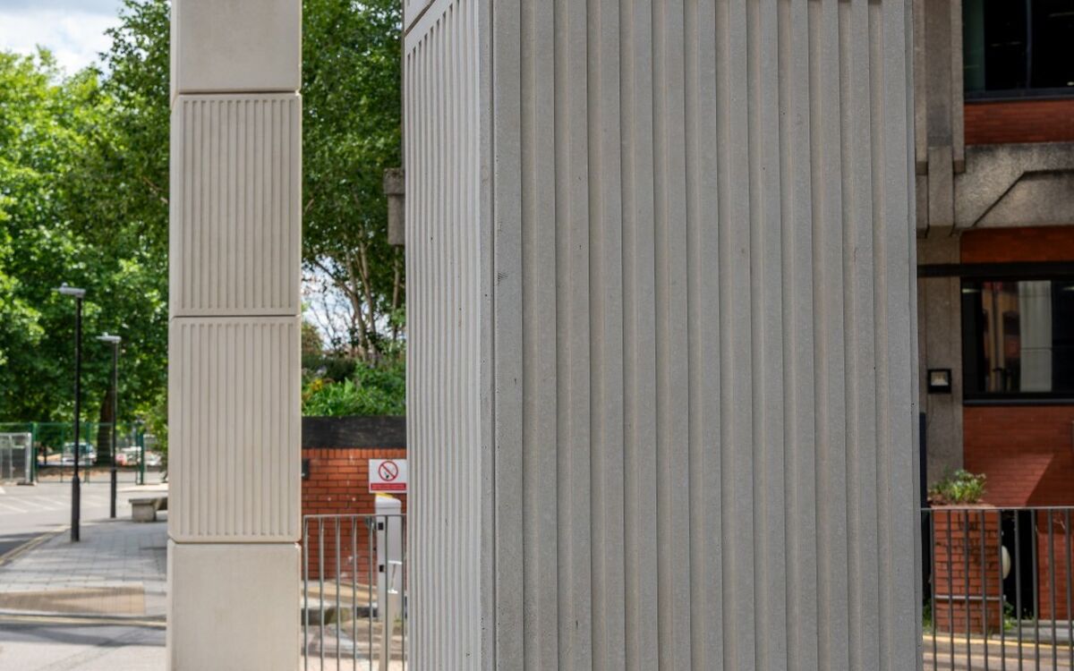 The EQ Building Wet Cast Stone